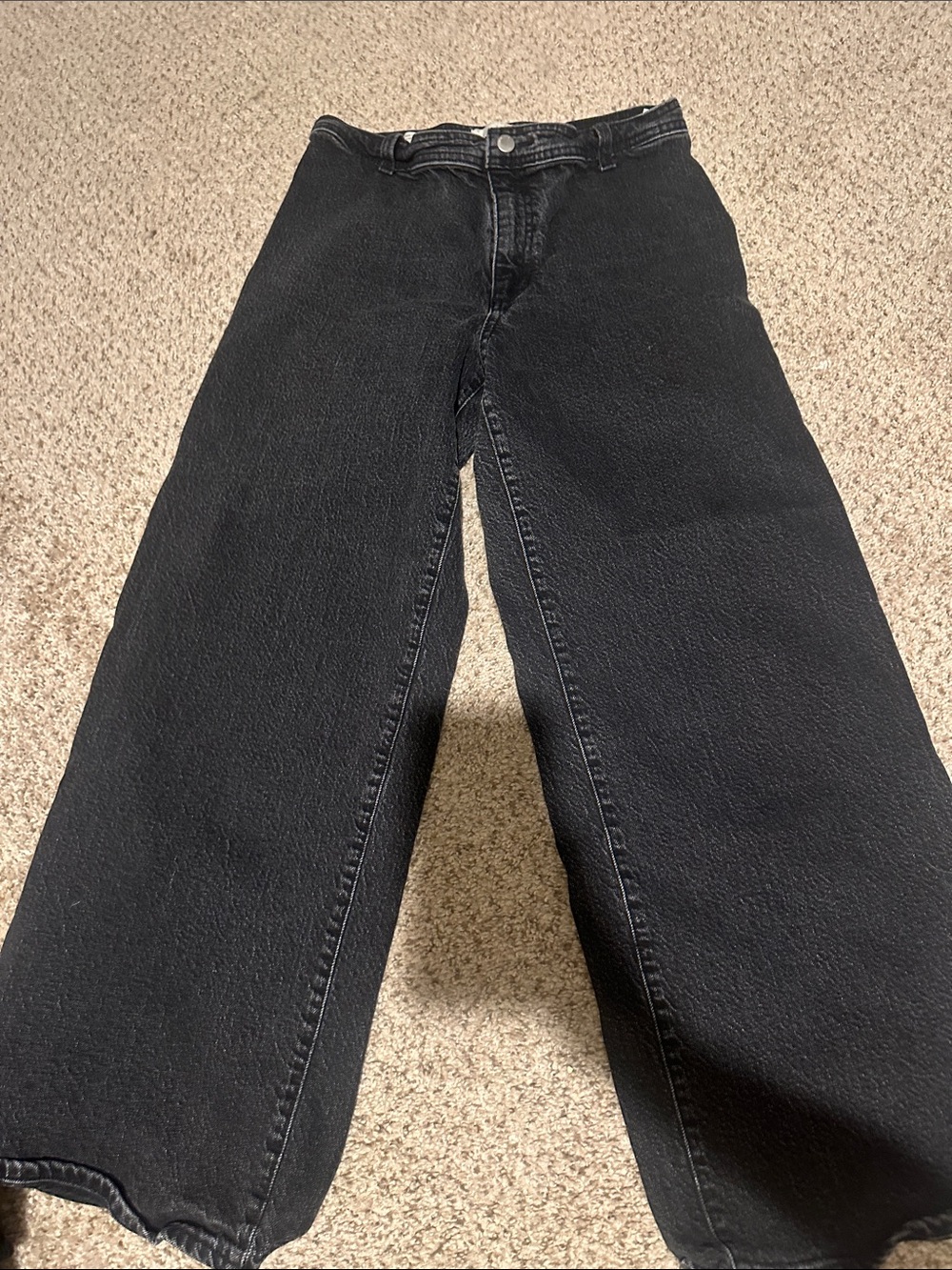 Universal Thread Black Wide Leg High-Rise Jeans